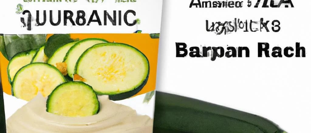 Mashed zucchini variations with diverse packaging options
