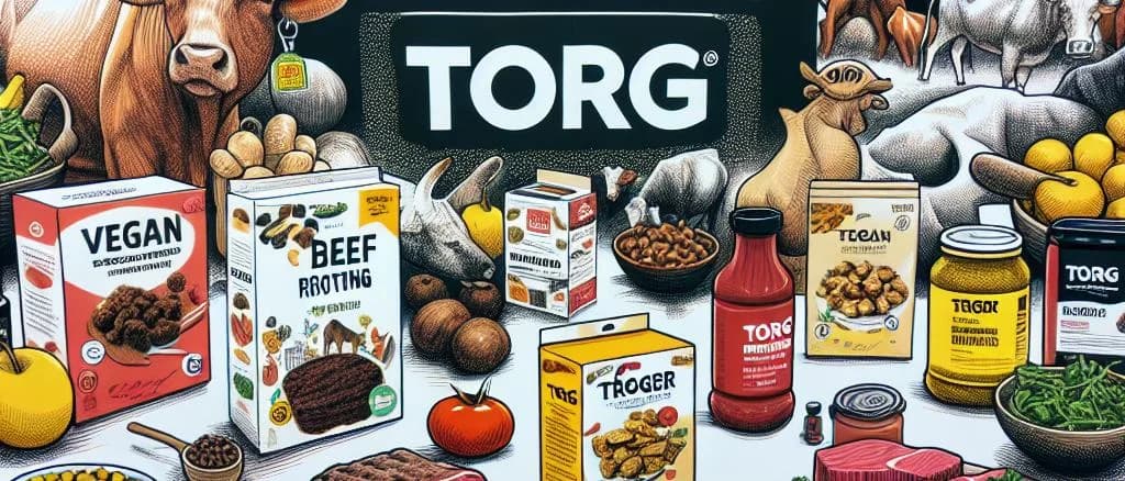 various meat substitute products with different packaging options