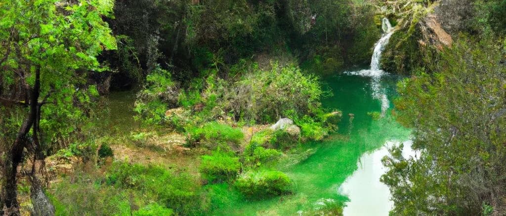 bottled mountain water variations against nature background