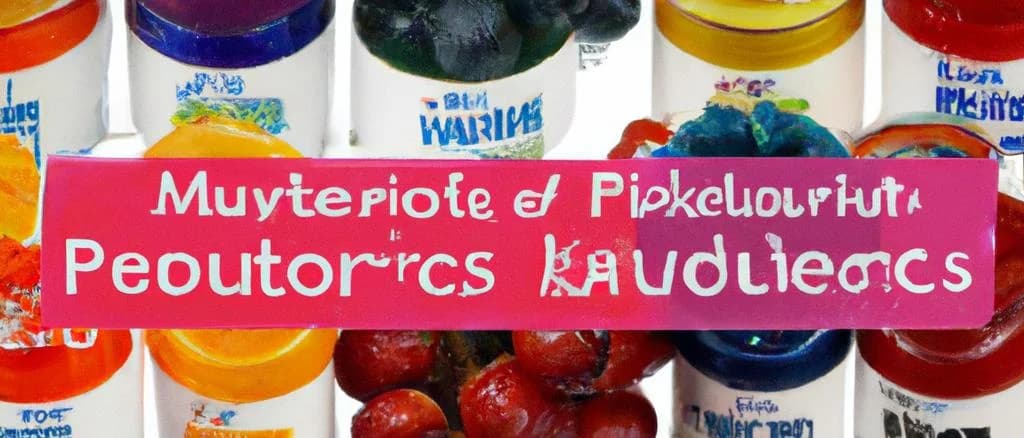 variety of multifruit pastes in different packaging on a wooden table