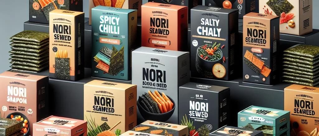 High-quality Nori seaweed sheets with diverse packaging options