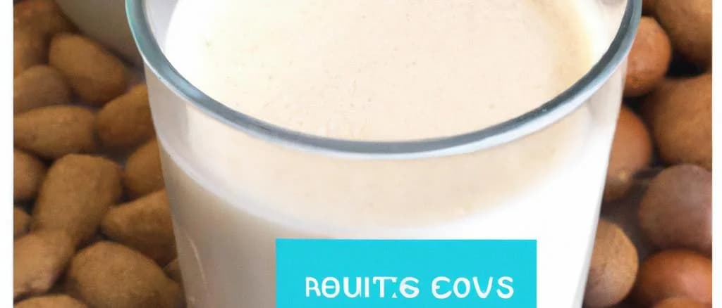 Assortment of nut milk varieties with different packaging