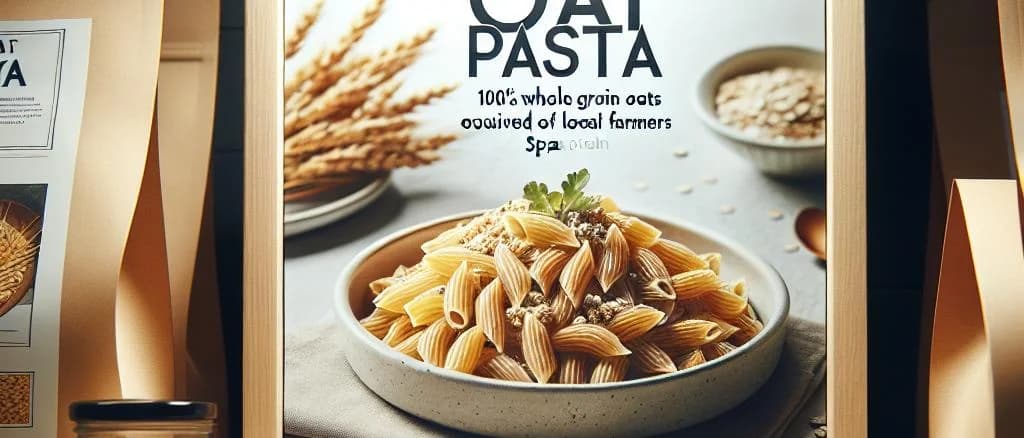 varieties of oat pasta against a neutral backdrop