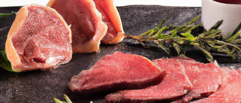 Diverse ostrich products showcasing packaging variations