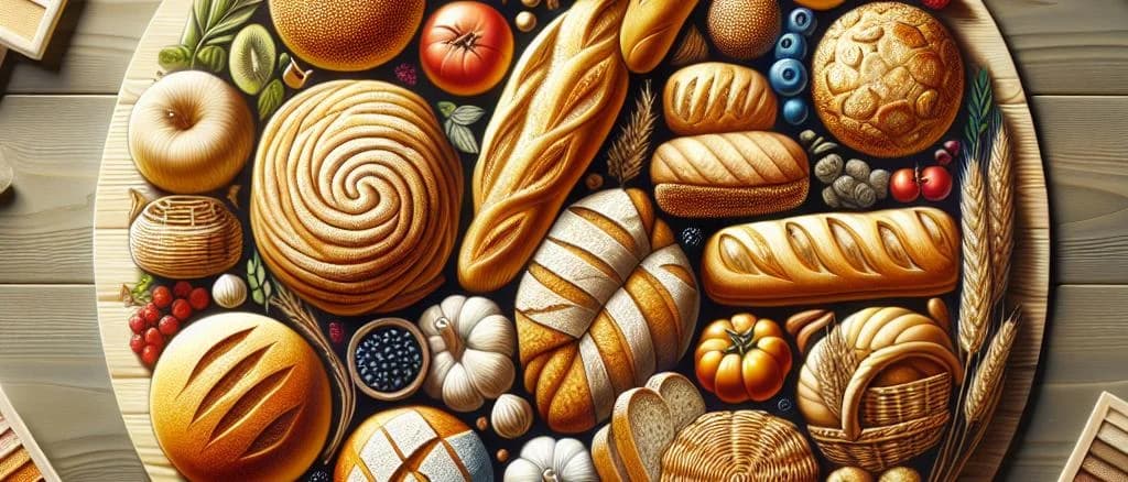 Panini breads with variety of textures and packaging