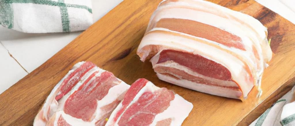 variety of packaged poultry lardons against a neutral background