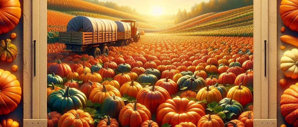 variety of pumpkins with different packaging options