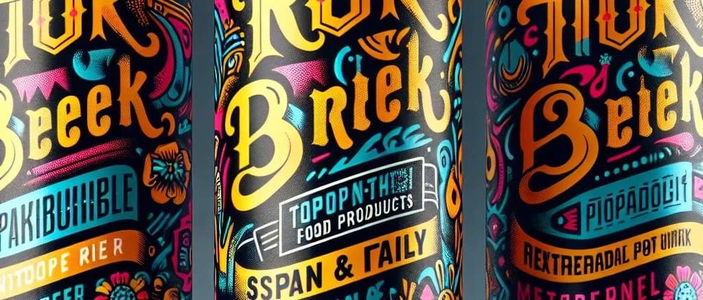 Assorted Punk IPA bottles with creative label designs against a rustic wooden background