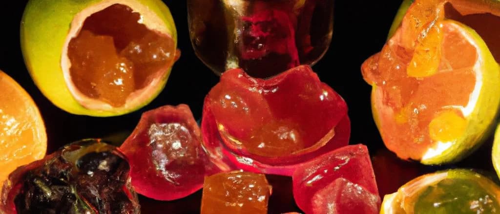 Three variations of quince jelly jars with assorted background and packaging