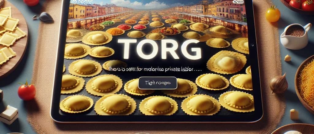 three variations of premium ravioli showcasing diverse fillings and packaging options