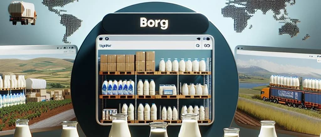 Raw milk bottles with various packaging options