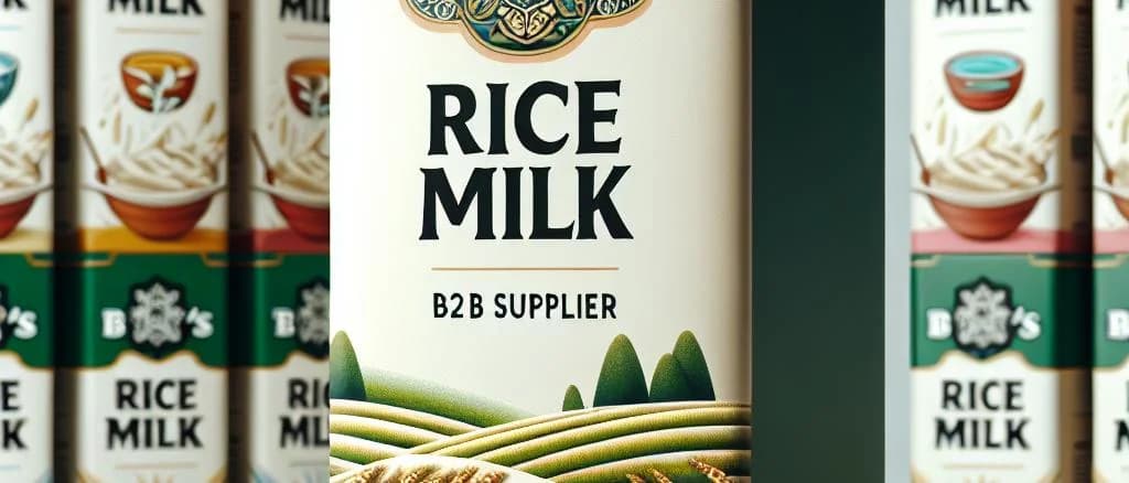 Assorted rice milk products with varied packaging options