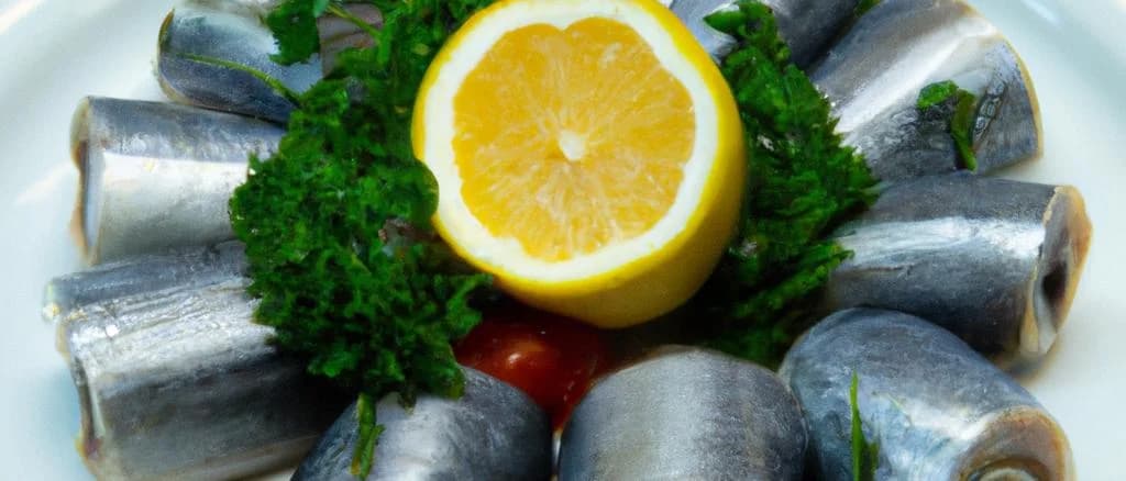 Assorted rollmops with different packaging on wooden table