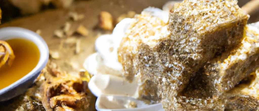 Variations of sesame halva with different packaging