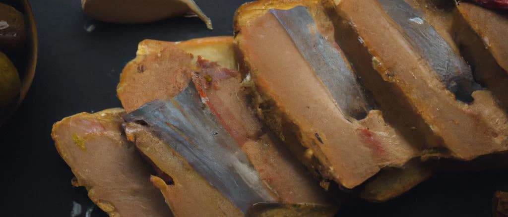 Assorted smoked tuna packages with ocean-inspired background