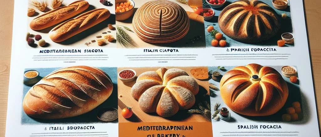 special bread loaves with unique textures and crusts, displayed on wooden board