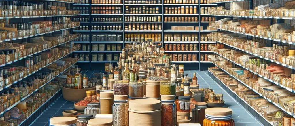 variety of special spices with vibrant colors and diverse packaging options