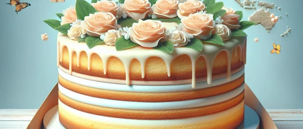 Sophisticated sponge cakes with varied packaging options on a commercial display