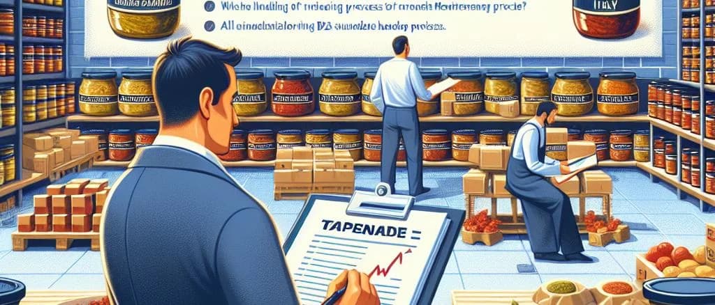 various tapenade jars with different flavors and packaging styles