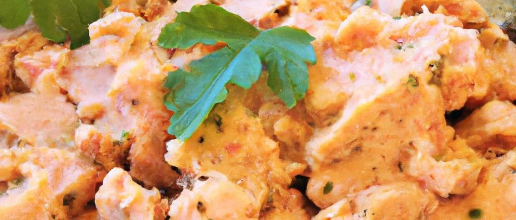 Tuna Rillettes in various packaging with ocean-inspired background