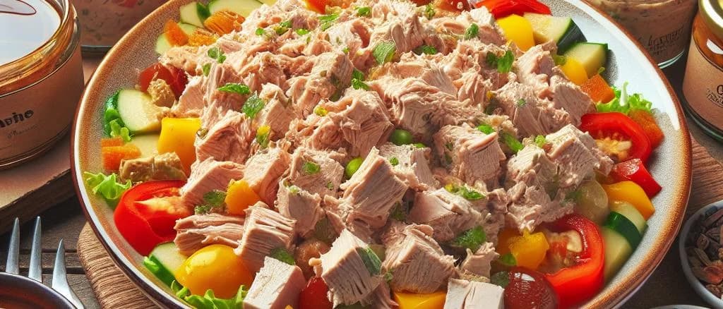 Assorted gourmet tuna salad varieties in stylish packaging