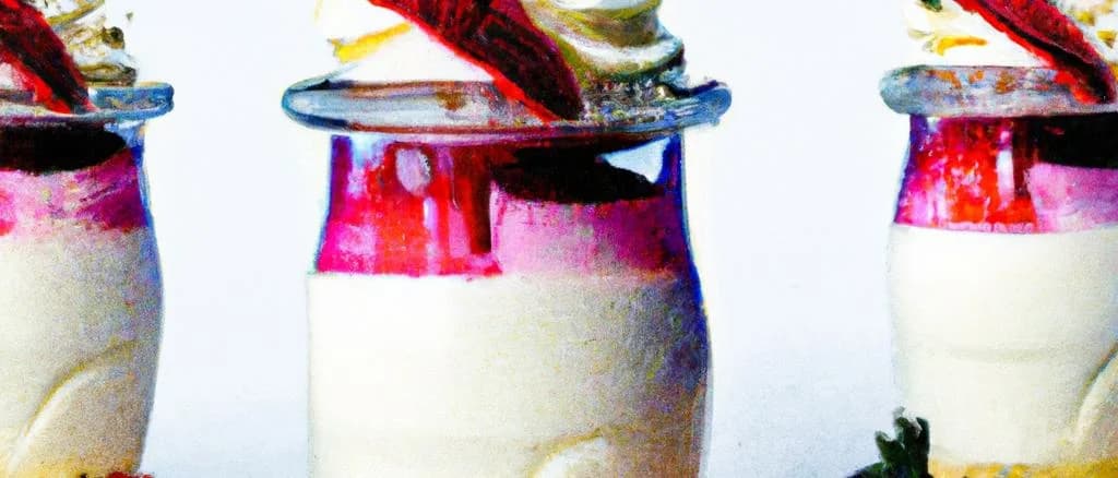 Assorted vanilla junket products with varied packaging