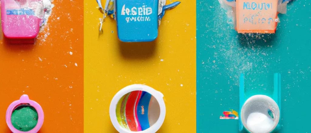 washing powder packaging variations with eco-friendly designs