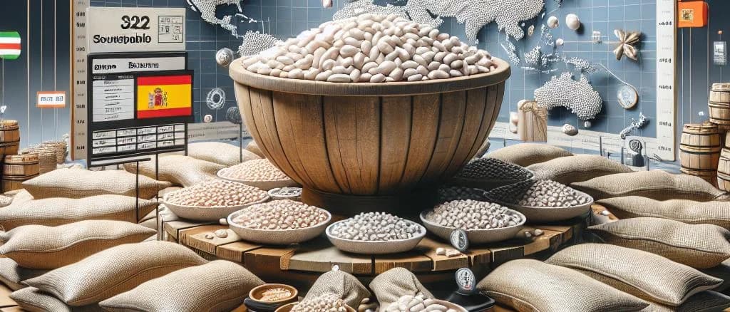 white beans in various packaging configurations