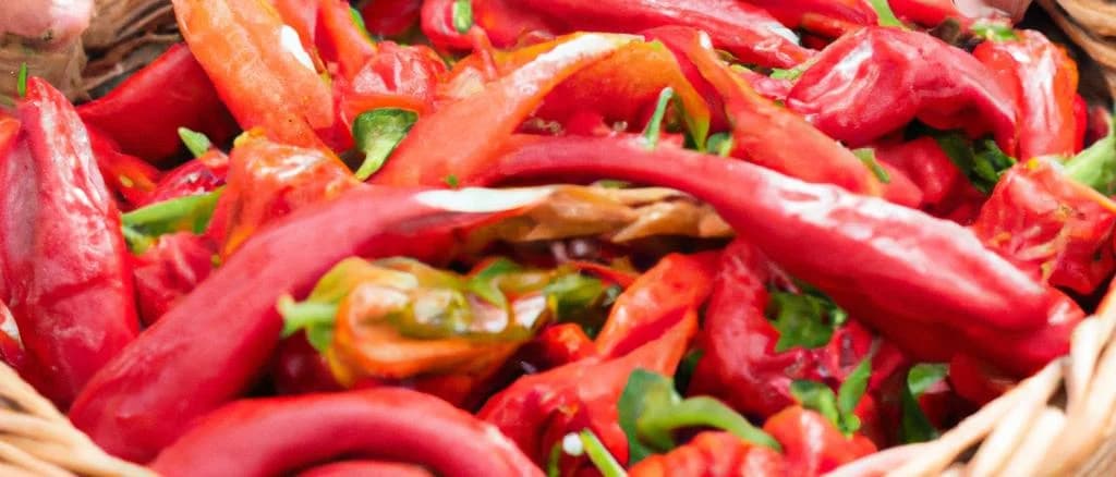 whole cayenne pepper variations on neutral background