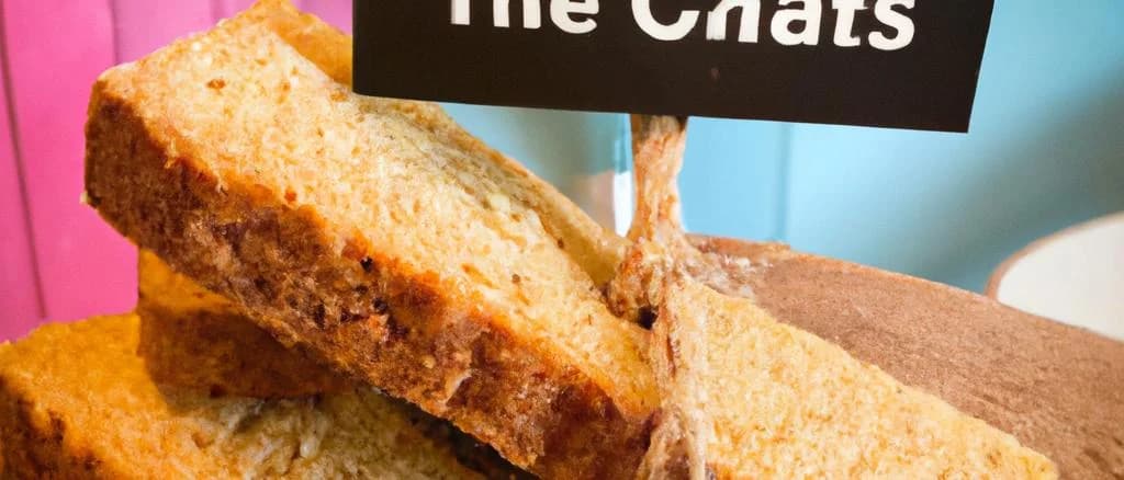 Wholemeal rusks in various packaging on a wooden background