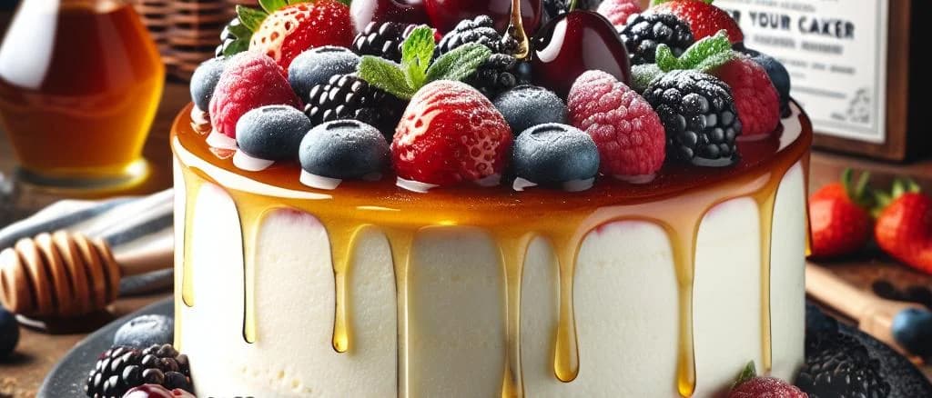 Assorted yogurt cakes with various toppings and packaging options