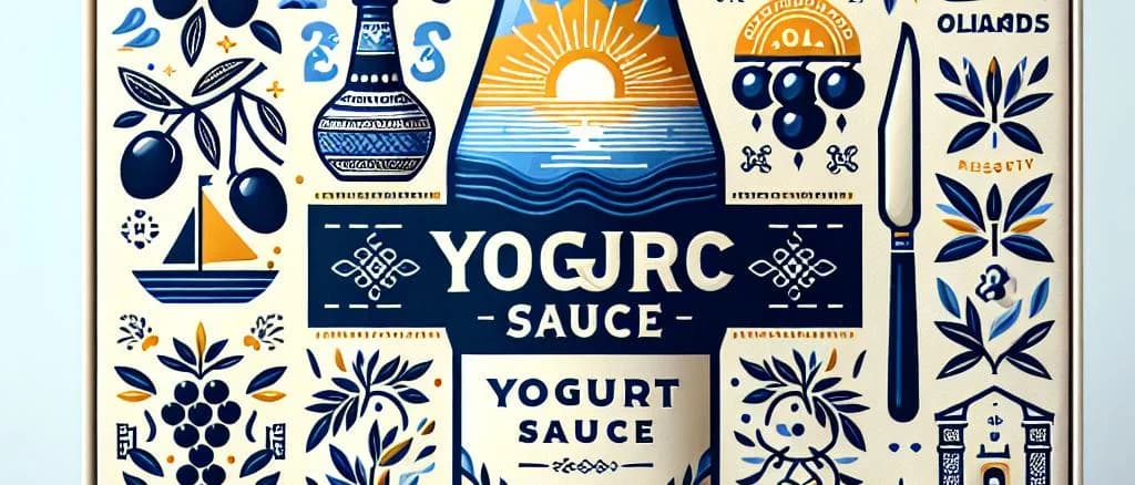 Assorted yogurt sauces with varying flavors in professional packaging