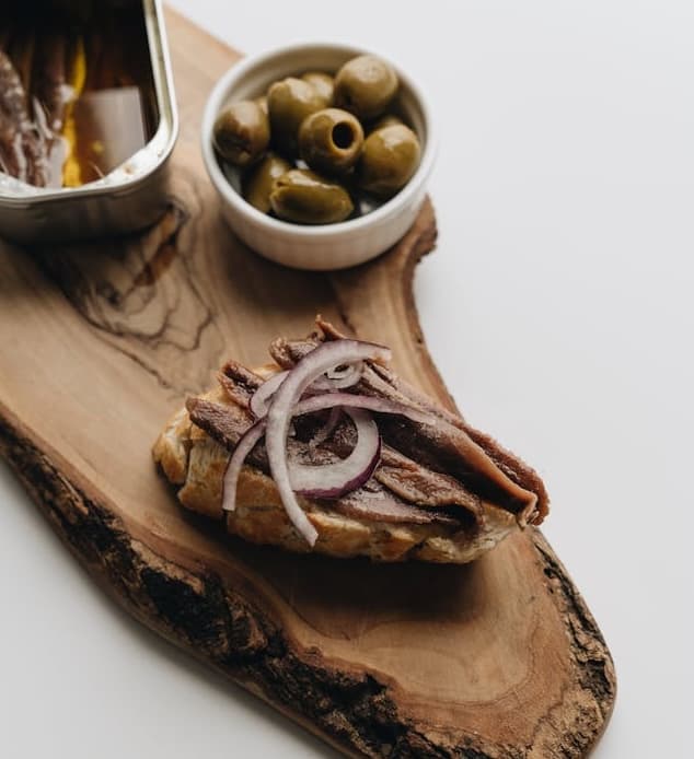 canned seafood in olive oil