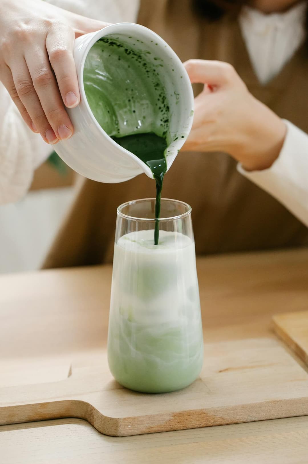 matcha pour