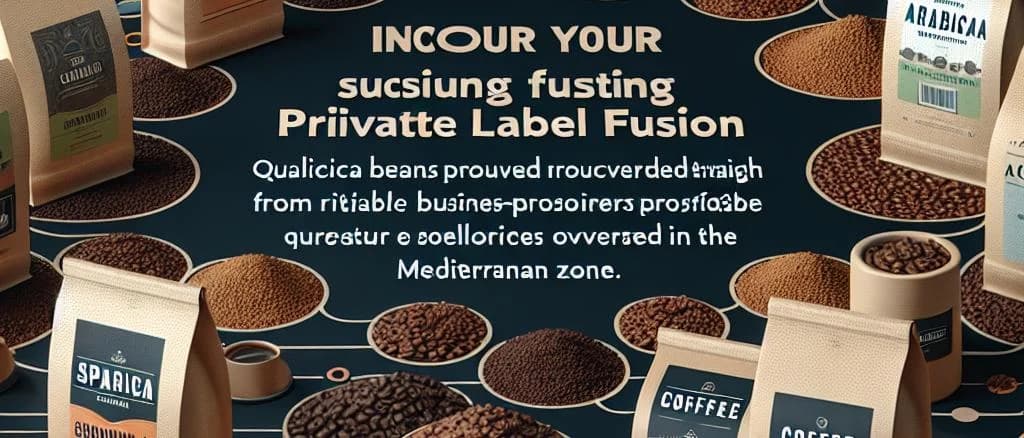 Arabica ground coffee variations in different packaging on a rustic wooden background