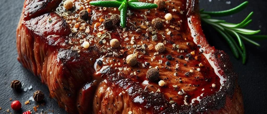 Beef sirloin steak variations with different packaging