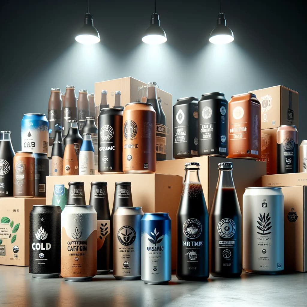 caffeinated cold drinks in sleek packaging for wholesale and private label options