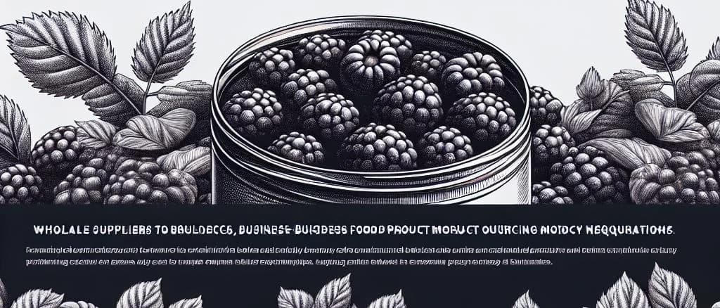 Variety of canned boysenberries in jars with different packaging options