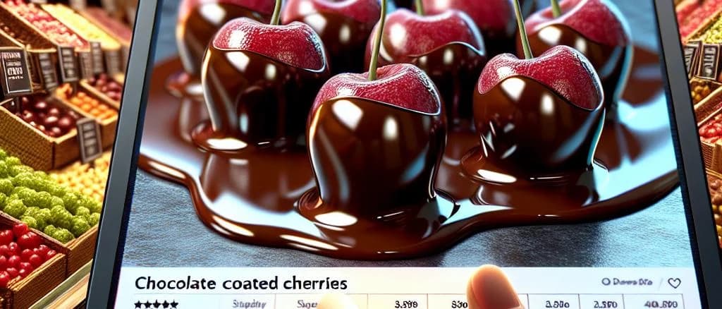 assorted chocolate covered cherries with diverse packaging