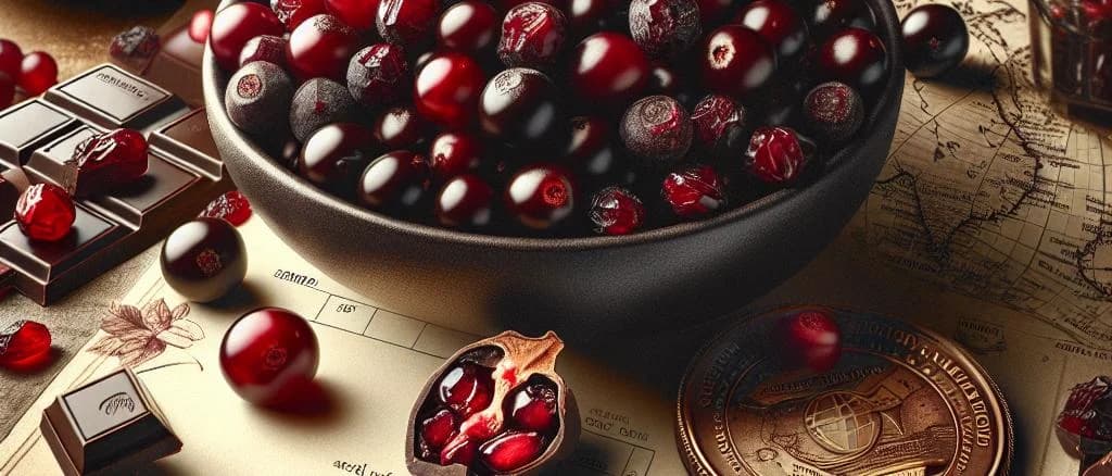 chocolate-covered cranberries with diverse packaging options