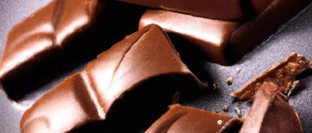 dark chocolate bar filled with praline on wooden table with packaging variations