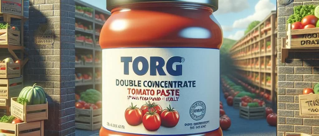 Assorted Double Concentrate Tomato Paste variations on a wooden kitchen countertop