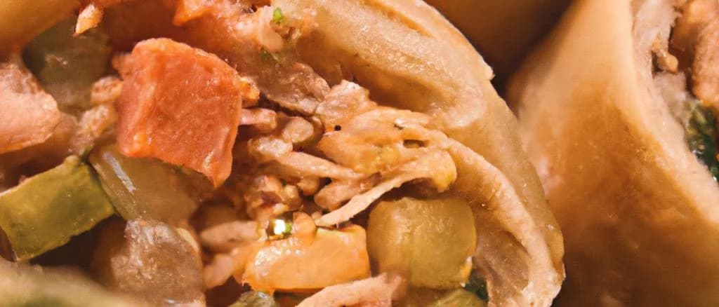 Egg Roll with Cooked Shrimp on platter with variations in packaging