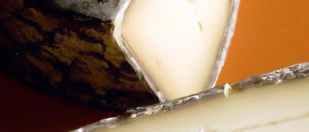 variety of French Gruyères on wooden cutting board