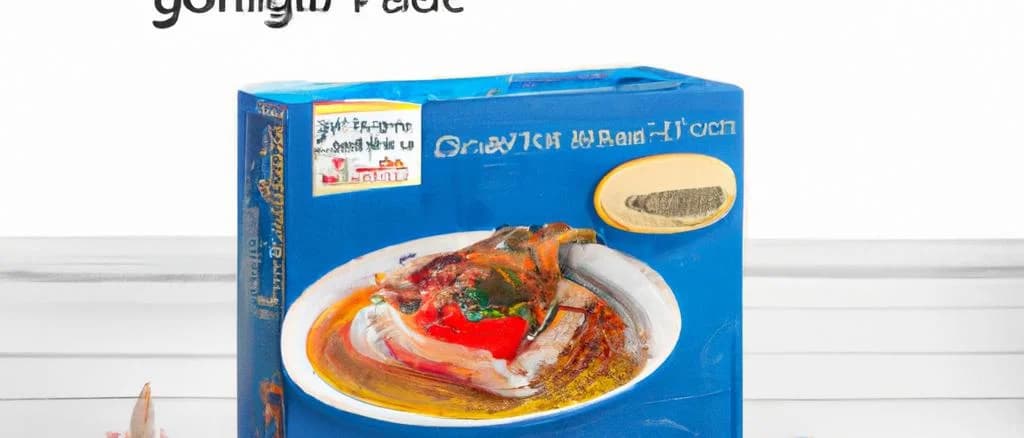 Variety of frozen fish in sauce packages