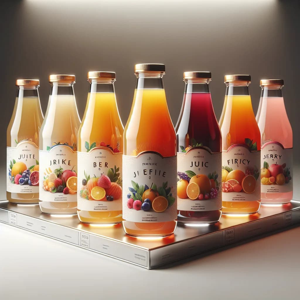 vibrant-fruit-juice-drink-bottles-with-varied-flavors-on-clean-background