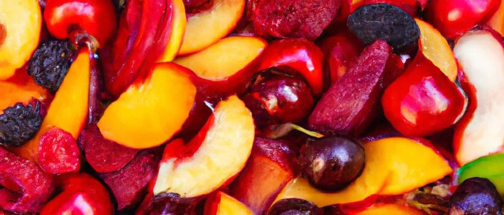 Reduced sugar fruit compote in various packaging styles