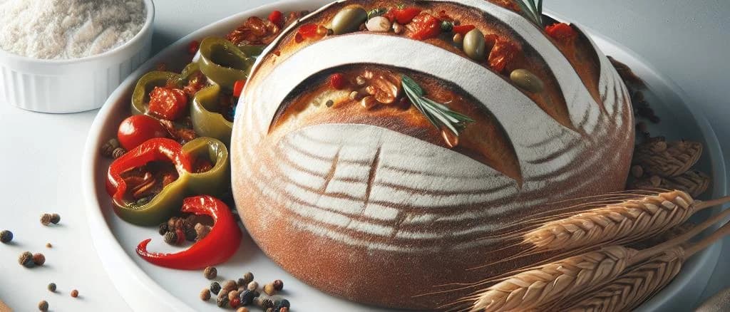 assorted gluten-free bread mix packaging on a kitchen countertop