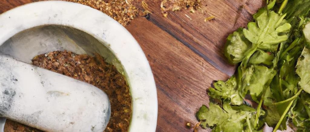 Hojas de cilantro molido image