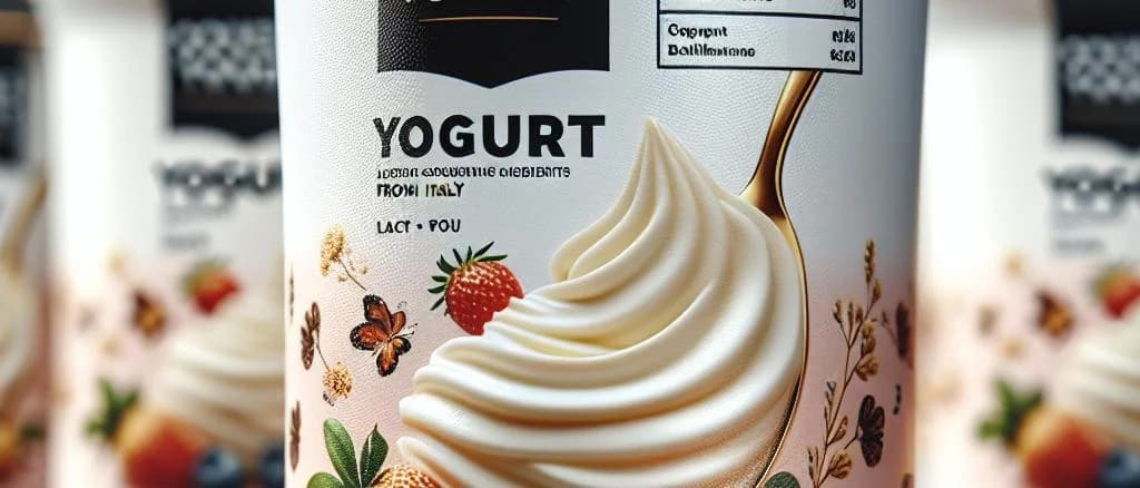 lactose-free yogurt packaging variations